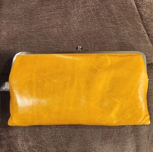 Hobo Laurent Clutch Wallet in Mustard